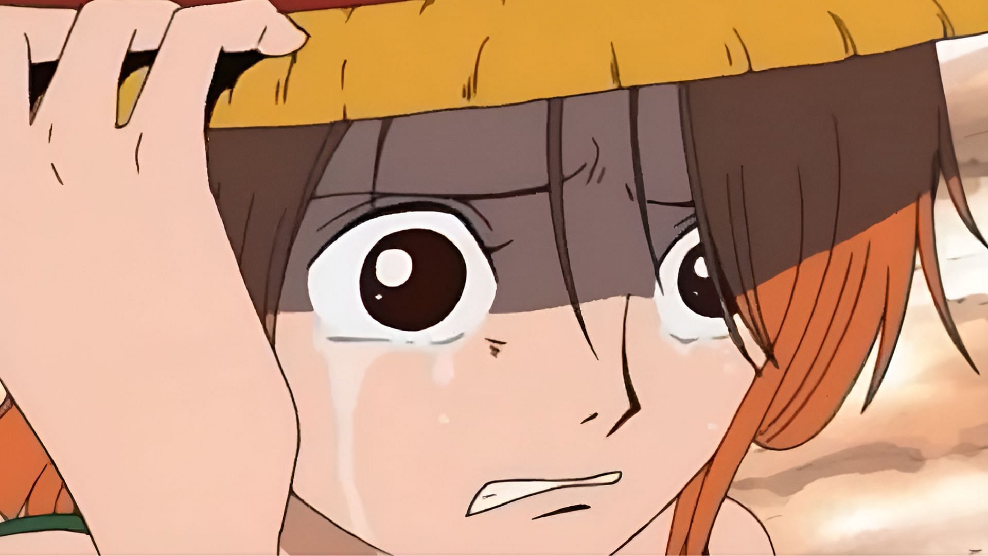 Nami asking Luffy for help (Image via Toei Animation)